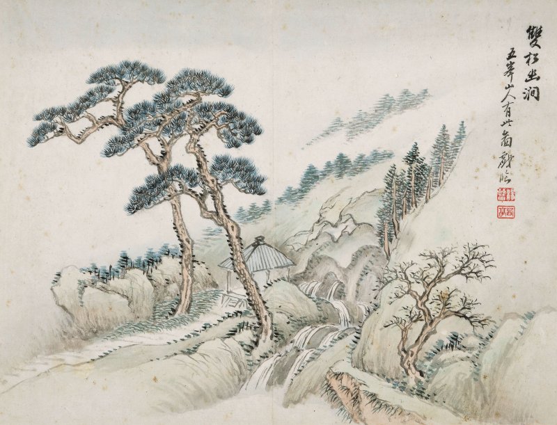 楊晉　臨古冊　 設色紙本　冊頁十開　一七一六年作 | YANG JIN (1644-1728) - 图3