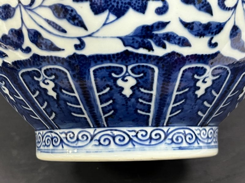 清光绪 青花缠枝莲纹赏瓶 - 图13