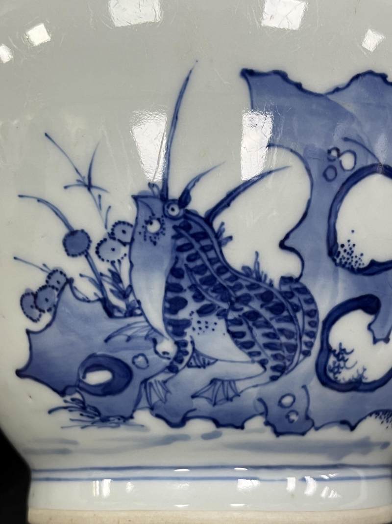 明末清初 青花瑞兽纹瓶 - 图14