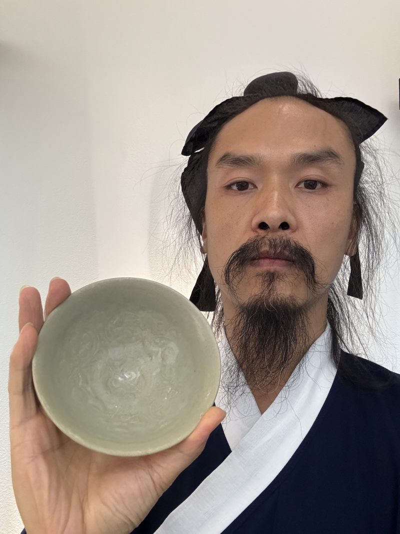 明 耀州窑印花娃娃碗 - 图12