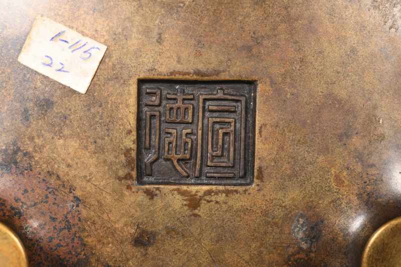 清中期 铜鬲式炉 - 图4
