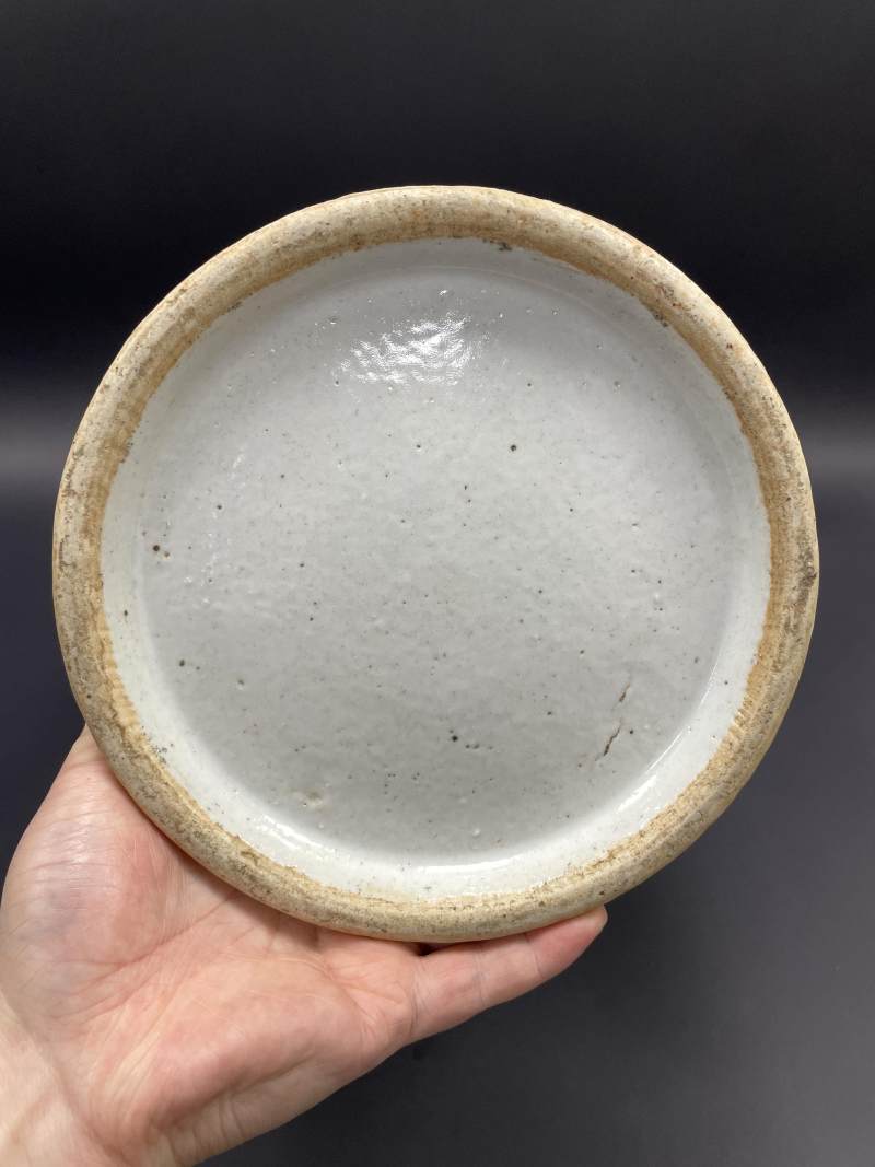 清中期 粉彩凸花海水龙纹螭耳大瓶 - 图7