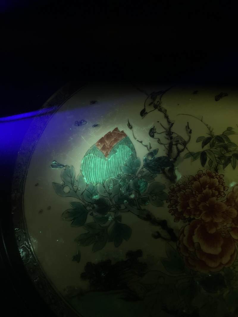 清康熙 五彩花鸟纹瓷板挂屏 - 图10