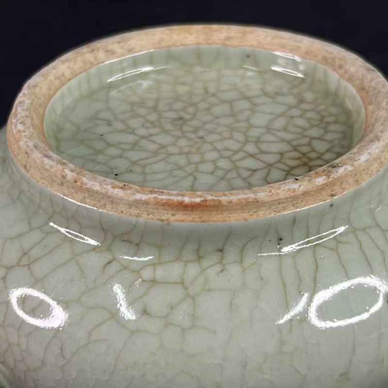 清雍正 郎窑绿耳炉 - 图34