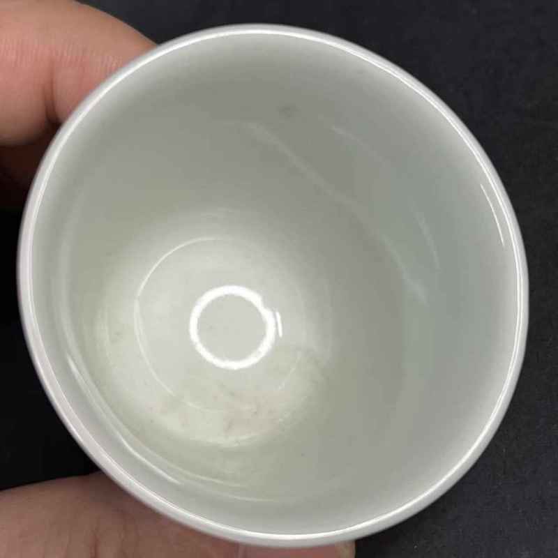 清光绪 斗彩洞石花卉纹杯一对 - 图24