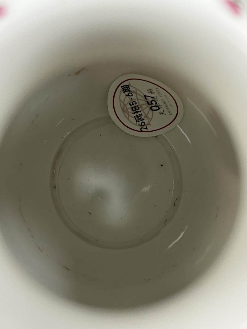 民国 粉彩仙鹤纹小灯笼瓶一对 - 图17
