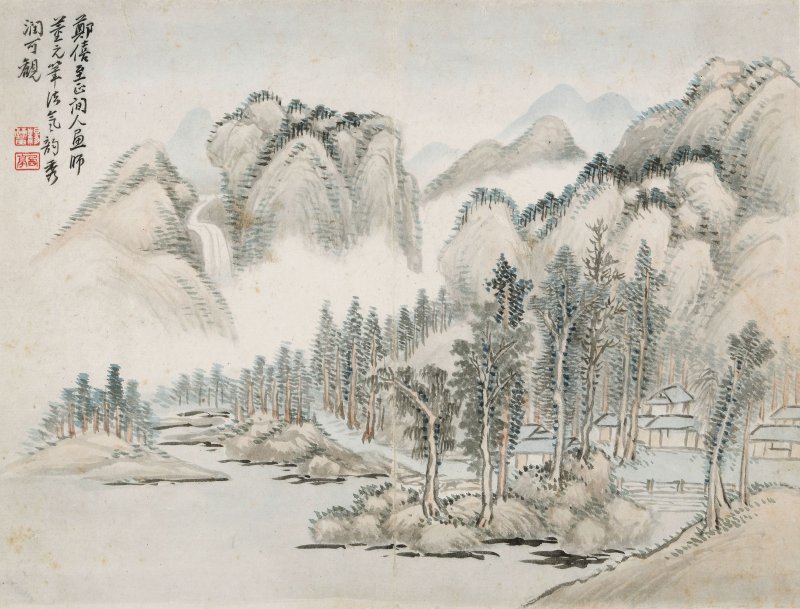 楊晉　臨古冊　 設色紙本　冊頁十開　一七一六年作 | YANG JIN (1644-1728) - 图7