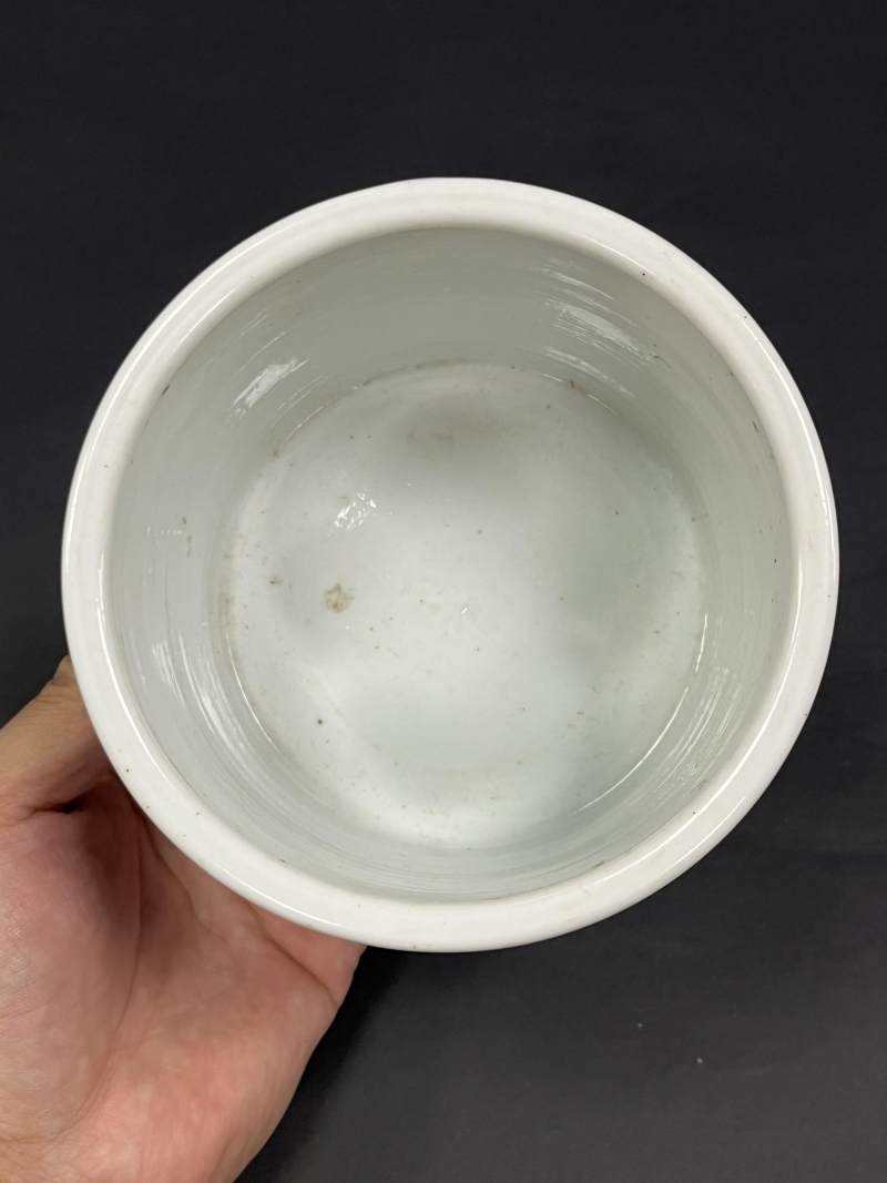清康熙 青花团龙纹筒式炉 - 图5