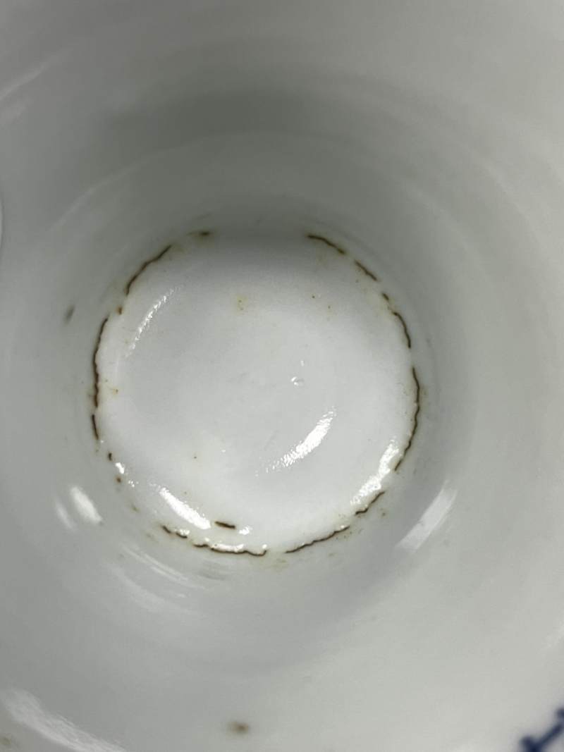 清中期 蓝釉高足盘 - 图8