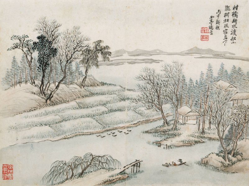 楊晉　臨古冊　 設色紙本　冊頁十開　一七一六年作 | YANG JIN (1644-1728) - 图23