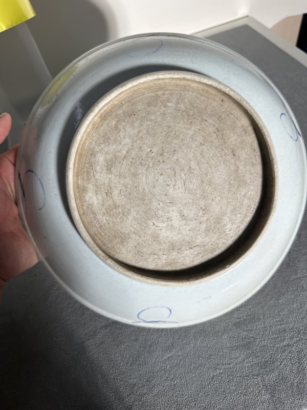 清中期 青花喜鹊登梅纹盘 - 图4
