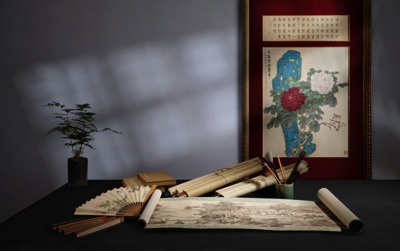 于非闇　大富貴益壽考　設色紙本　鏡心　一九四八年作 | YU FEI'AN (1889-1959) - 图3