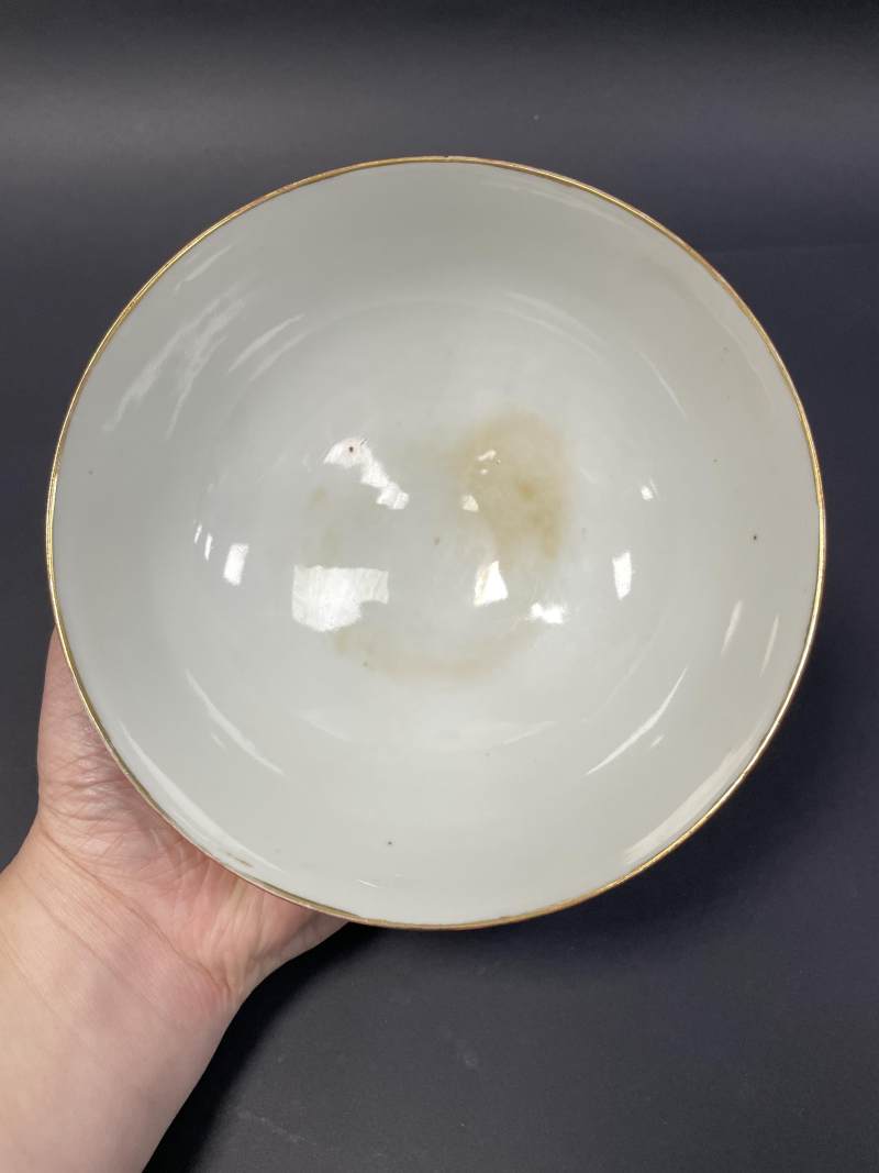 清光绪 珊瑚红釉碗 - 图5