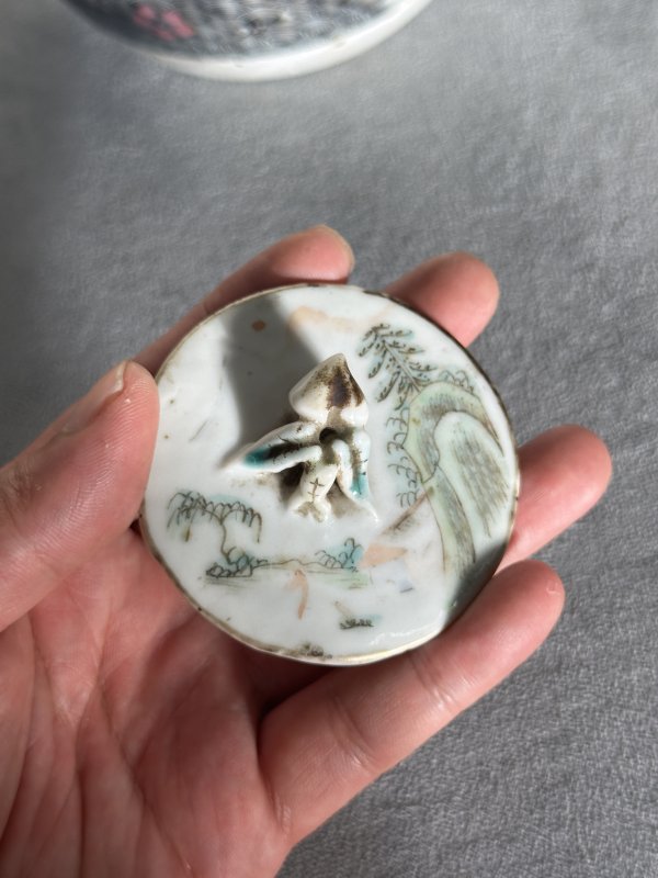 清晚期 墨彩喜鹊登梅茶壶 - 图15