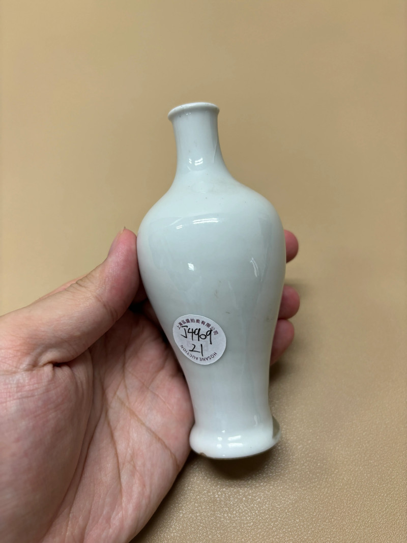 民国 粉彩松寿积粟小观音瓶 - 图4