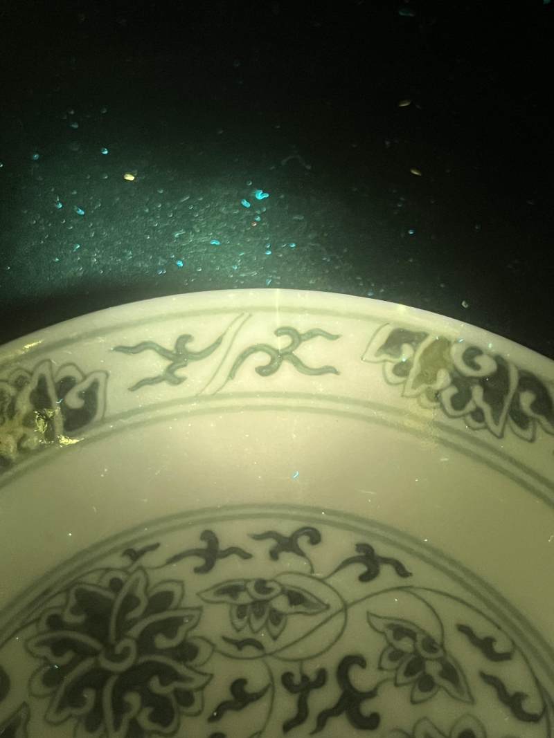 清光绪 青花缠枝莲纹盘 - 图10