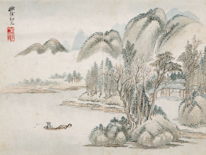 楊晉　臨古冊　 設色紙本　冊頁十開　一七一六年作 | YANG JIN (1644-1728) - 图10