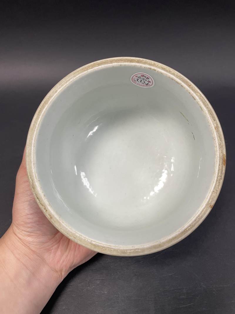 清乾隆 洋彩缠枝花卉福庆如意纹炉 - 图7