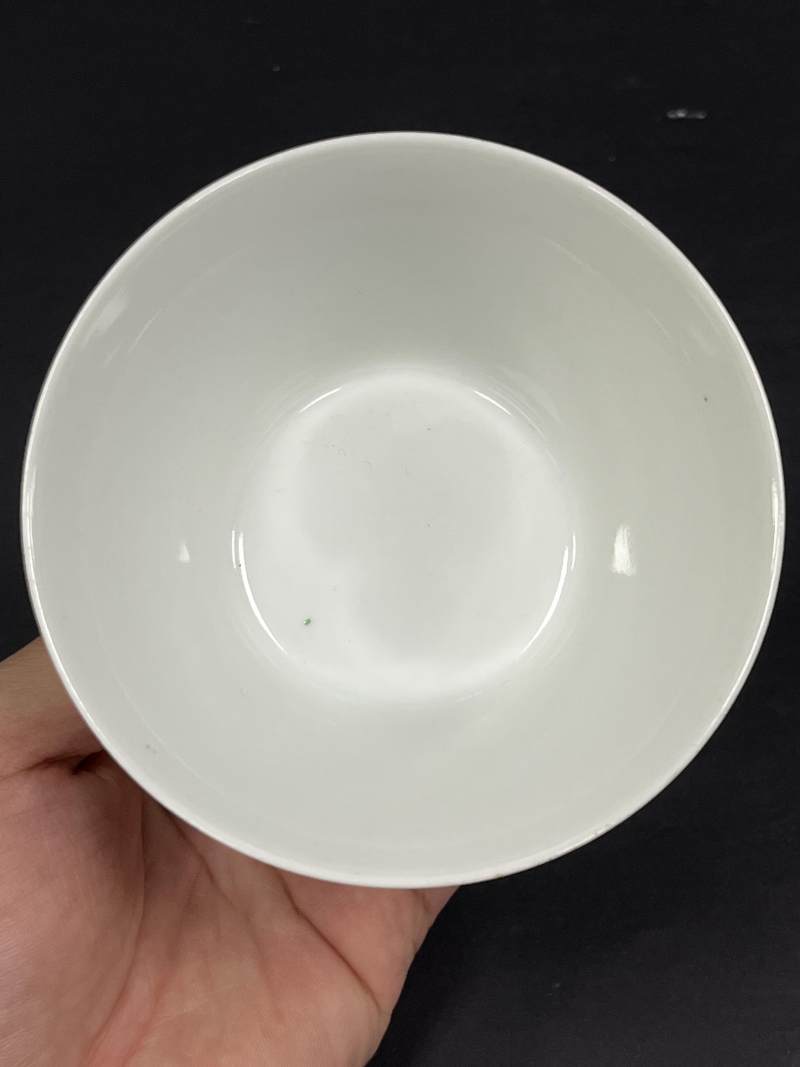清乾隆 粉彩山水人物纹马蹄套杯十只 - 图11