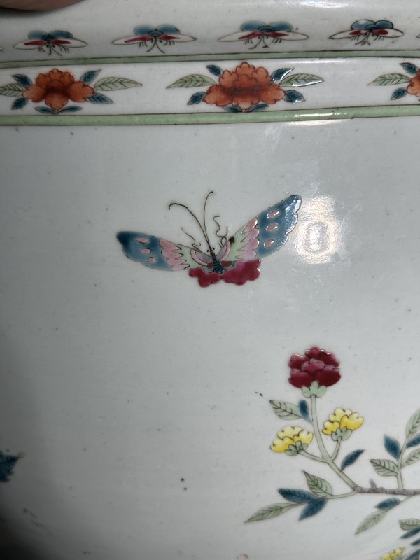 清中期 粉彩花卉鱼缸 - 图7