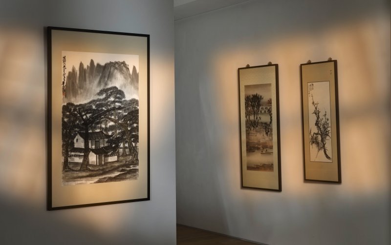 林風眠　幽居圖　設色紙本　鏡框　一九五三年作 | LIN FENGMIAN (1900-1991) - 图2