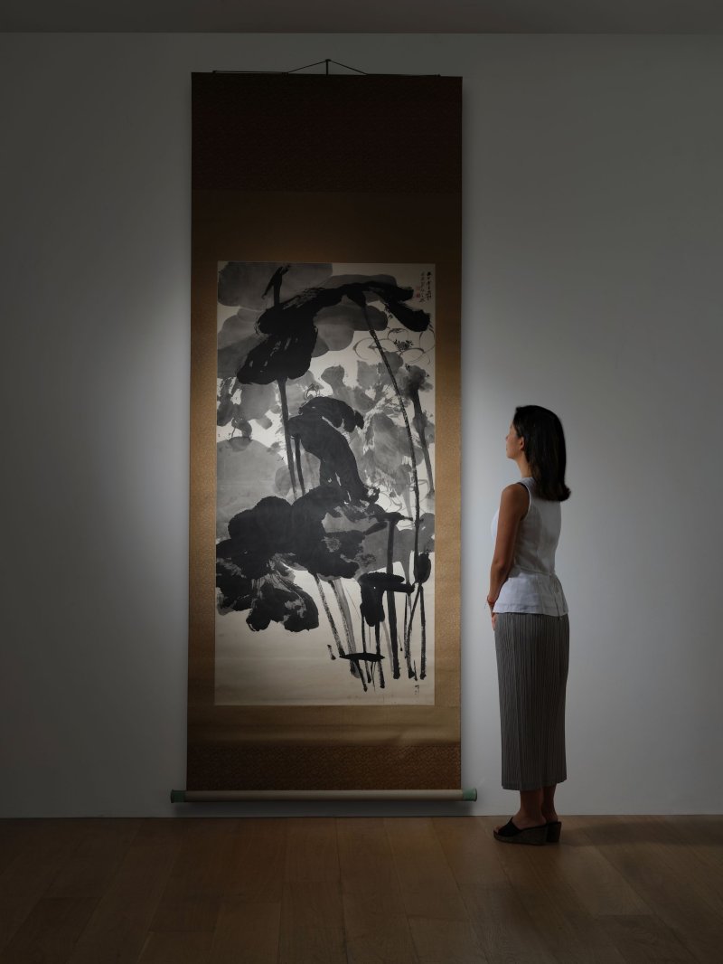 張大千　墨荷　水墨紙本　立軸　一九六二年作 | ZHANG DAQIAN (CHANG DAI-CHIEN, 1899-1983) - 图6