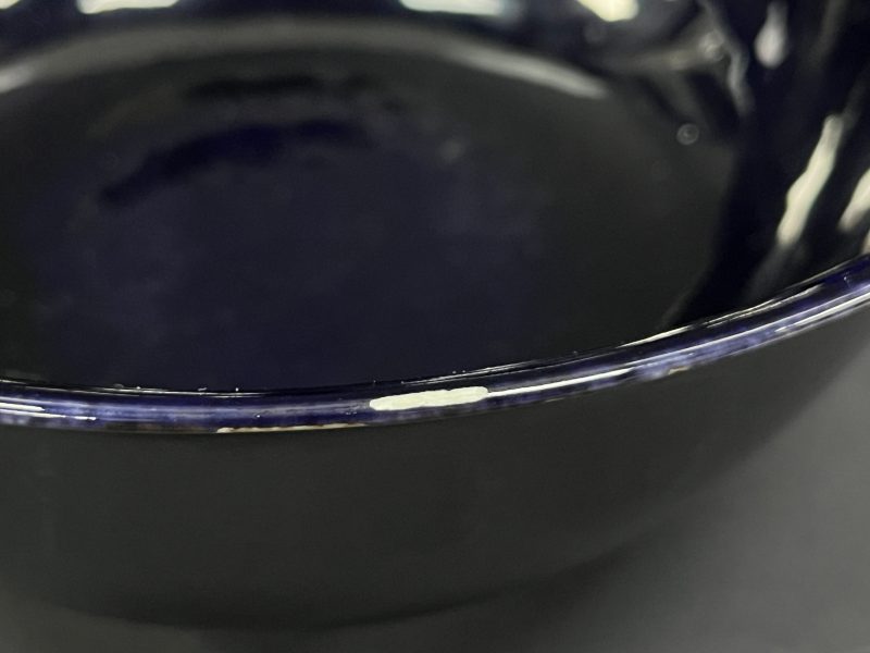 清乾隆 茄皮紫釉大碗 - 图9