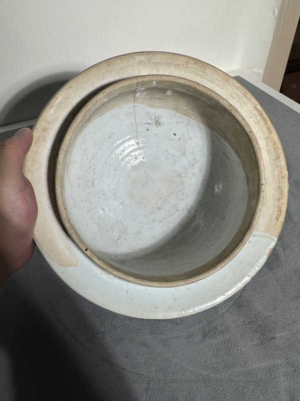 清康熙 青花婴戏图将军罐 - 图20