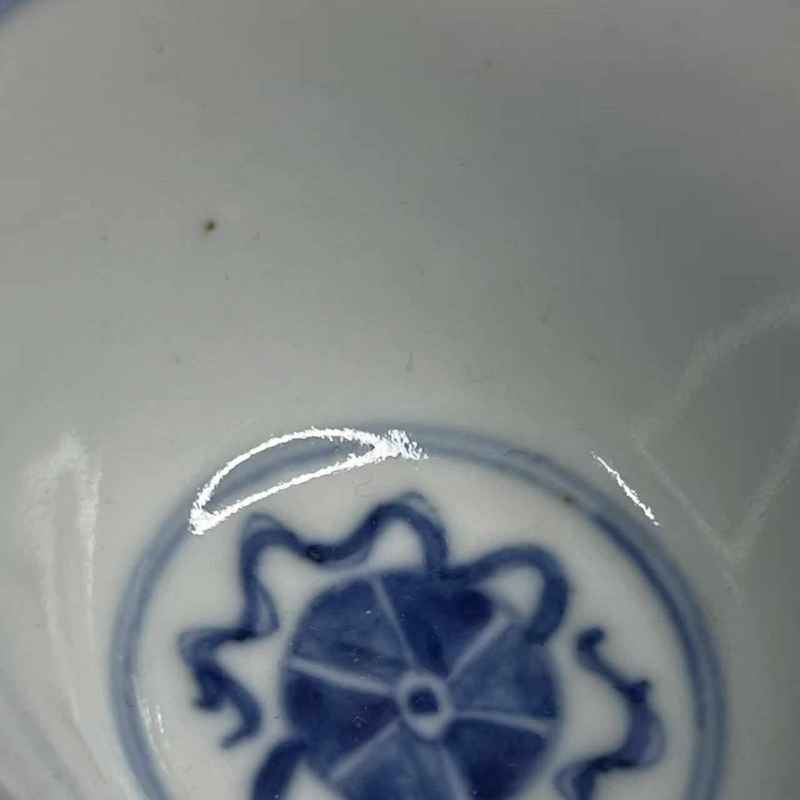 清早期 青花狮纹杯一对 - 图37