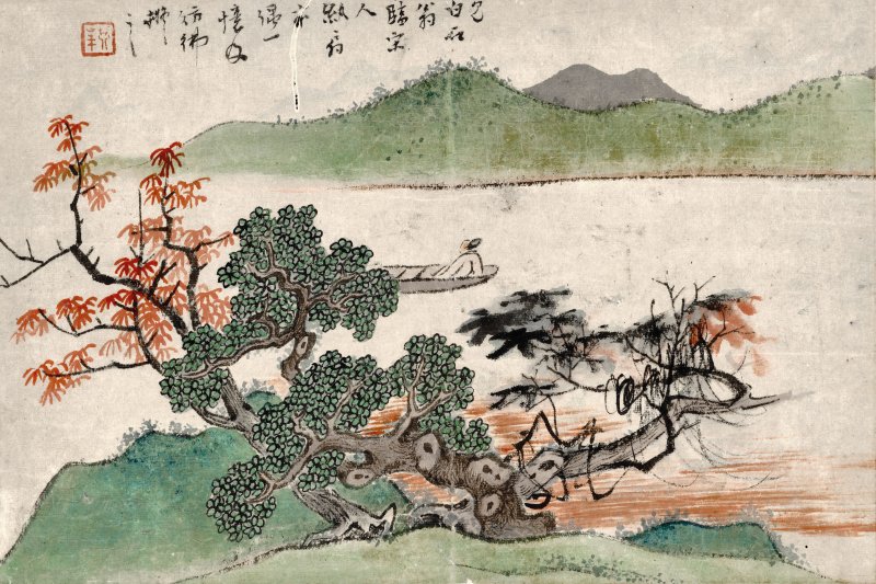 翟繼昌　摹古冊　設色紙本　冊頁八開　一八二〇年作 | ZHAI JICHANG (1770-1820) - 图8