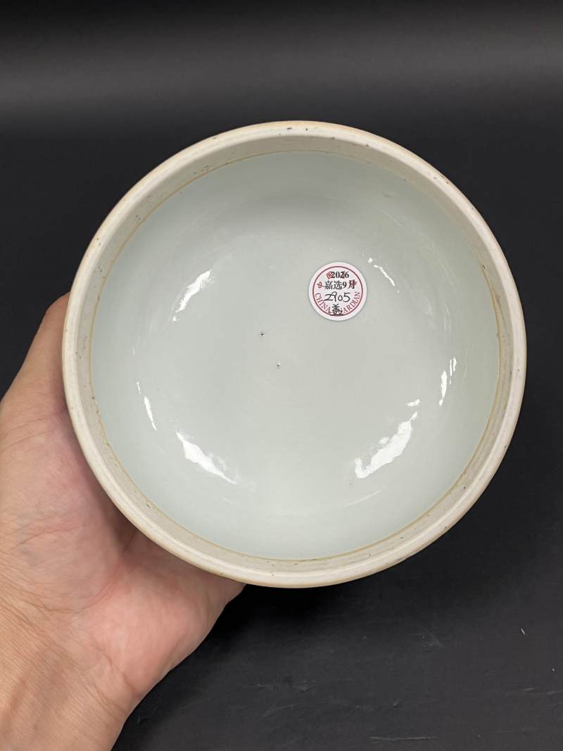 清中期 青花云龙纹印盒 - 图4