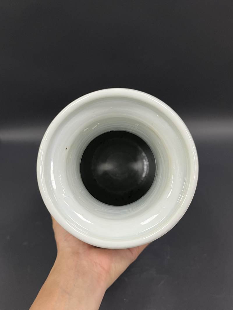 清康熙 青花三星图棒槌瓶 - 图5