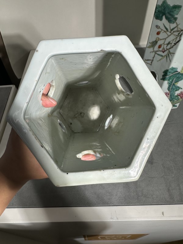 清同治 粉彩花鸟帽筒一对 - 图9