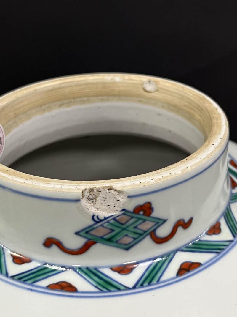 清康熙 斗彩四妃十六子图将军罐 - 图19