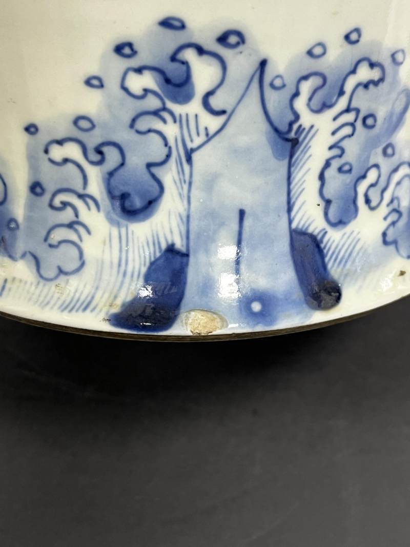 清雍正 青花云龙纹橄榄尊 - 图19