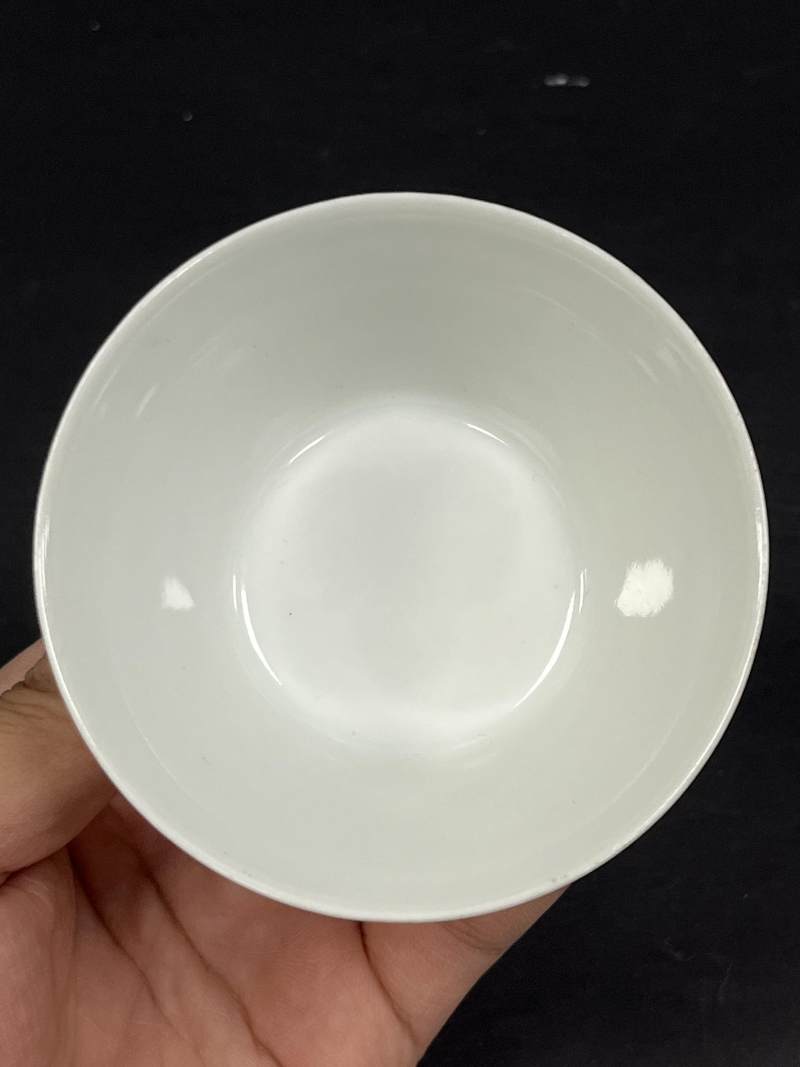 清乾隆 粉彩山水人物纹马蹄套杯十只 - 图26
