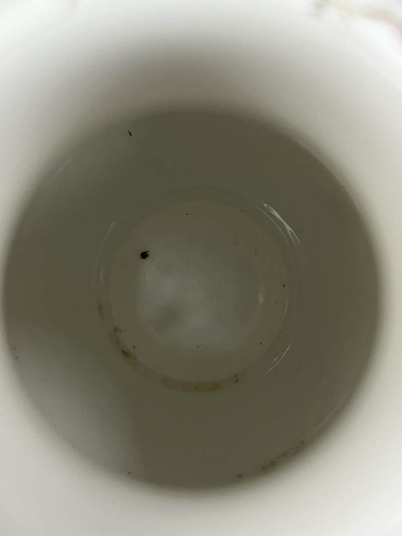 民国 粉彩仙鹤纹小灯笼瓶一对 - 图7