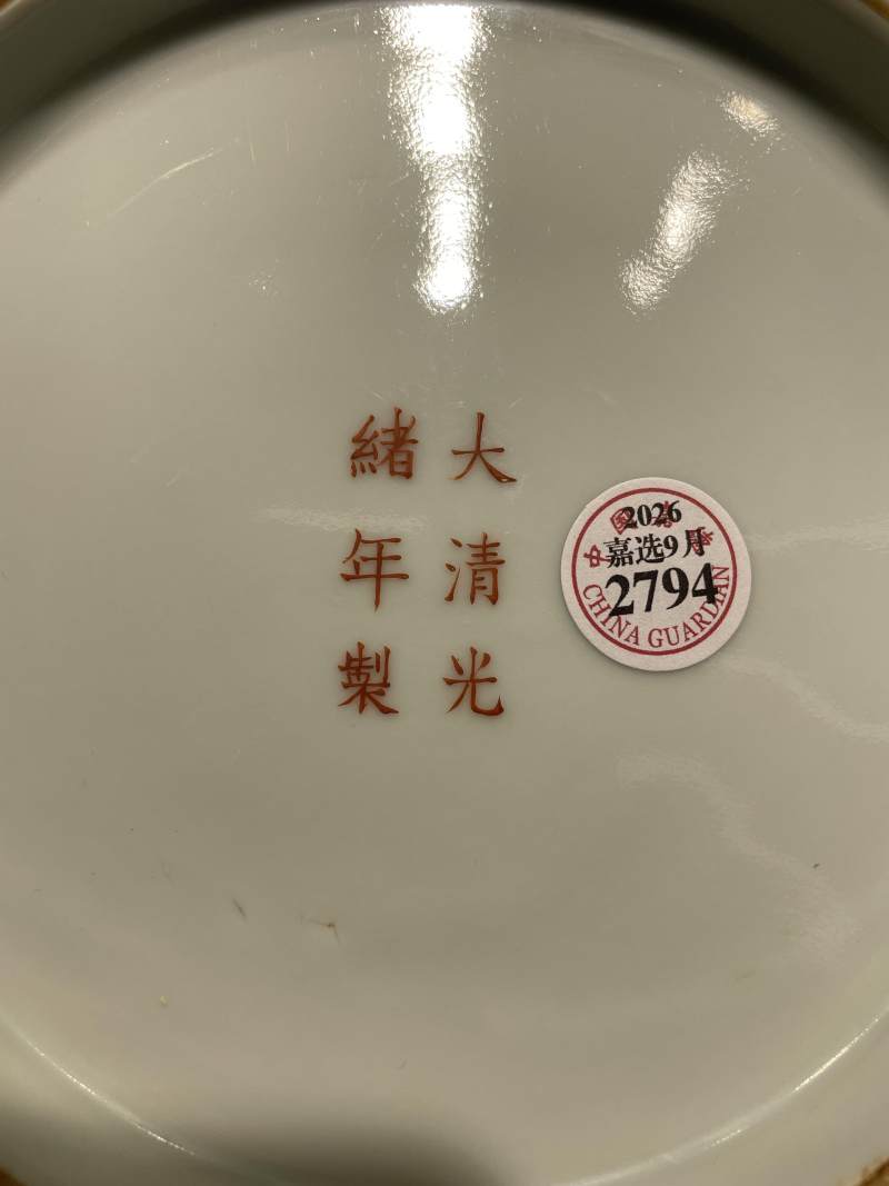 清光绪 粉彩洪福齐天图荸荠瓶 - 图12