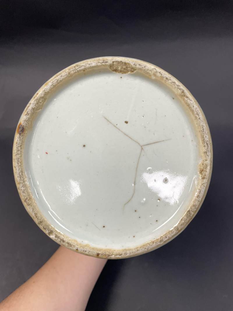 清乾隆 青花西游记人物故事图瓶 - 图12