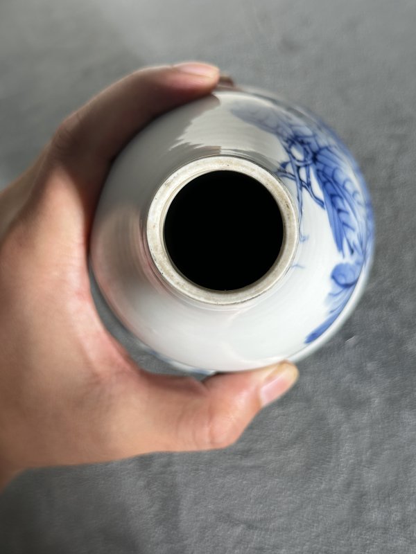 民国 青花花卉葫芦瓶 - 图7