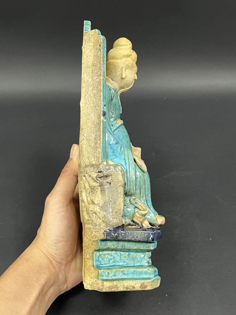 明晚期 仿珐华文昌帝君像 - 图5