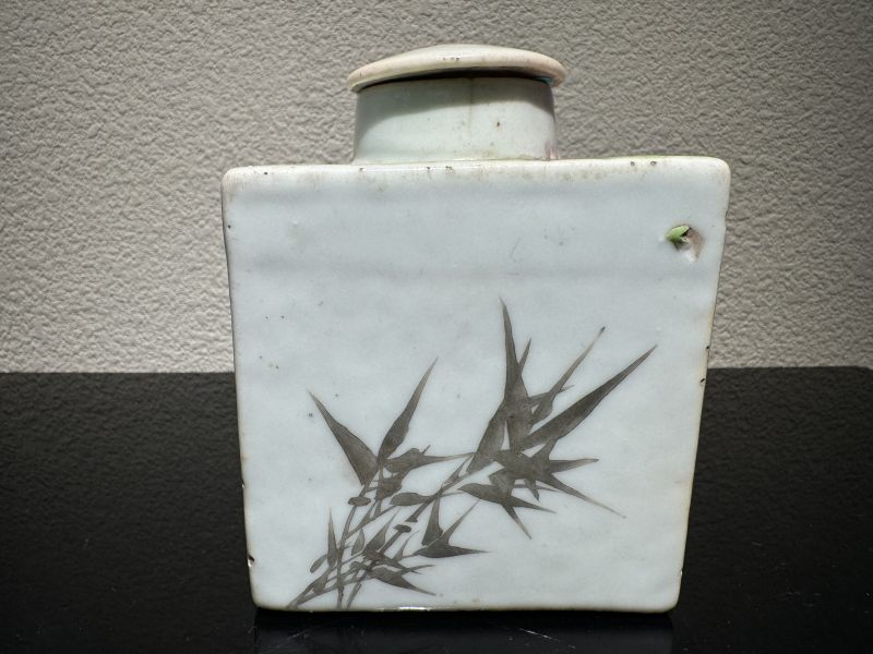 清光绪 浅绛彩茶叶罐 - 图3