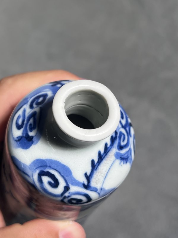清中期 青花釉里红十二生肖母壶 - 图5