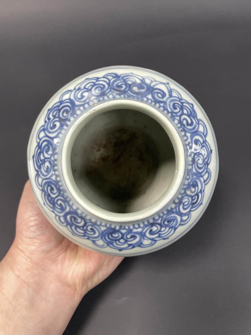 明中期 青花折枝瑞果纹罐 - 图9