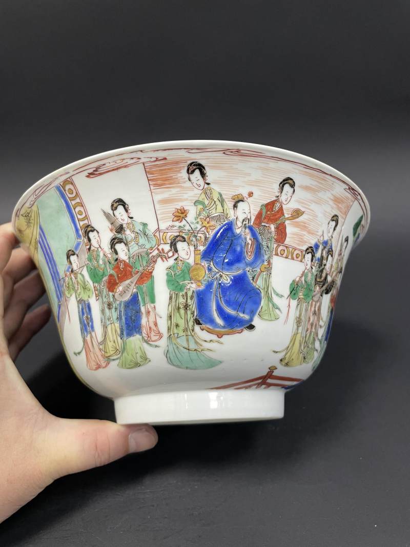 民国 仿珐琅彩牡丹纹杯 - 图11