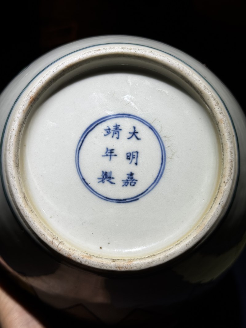 清乾隆 斗彩窃曲蕉叶纹牺耳尊 - 图34