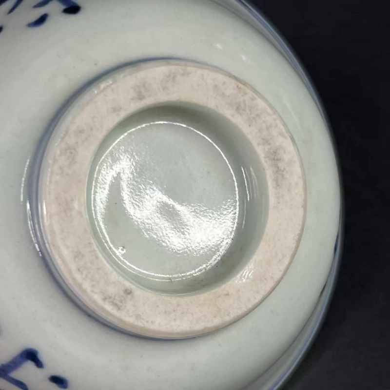 清乾隆 青花茶字杯 - 图25