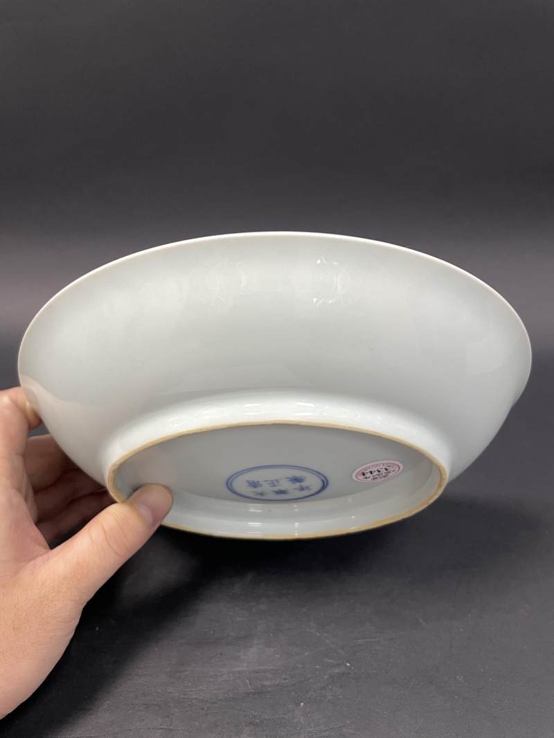 清雍正 粉彩花卉纹盘 - 图8