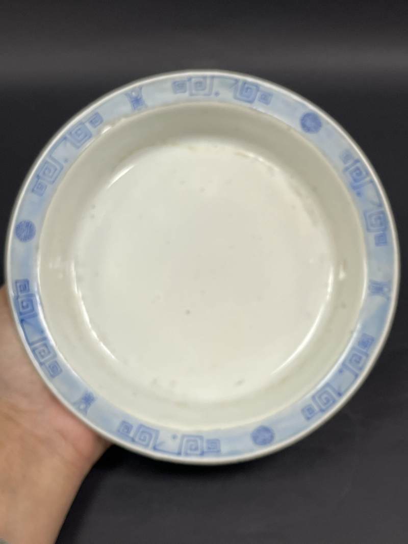 清晚期 黄地墨彩菊花纹花盆带奁一对 - 图13