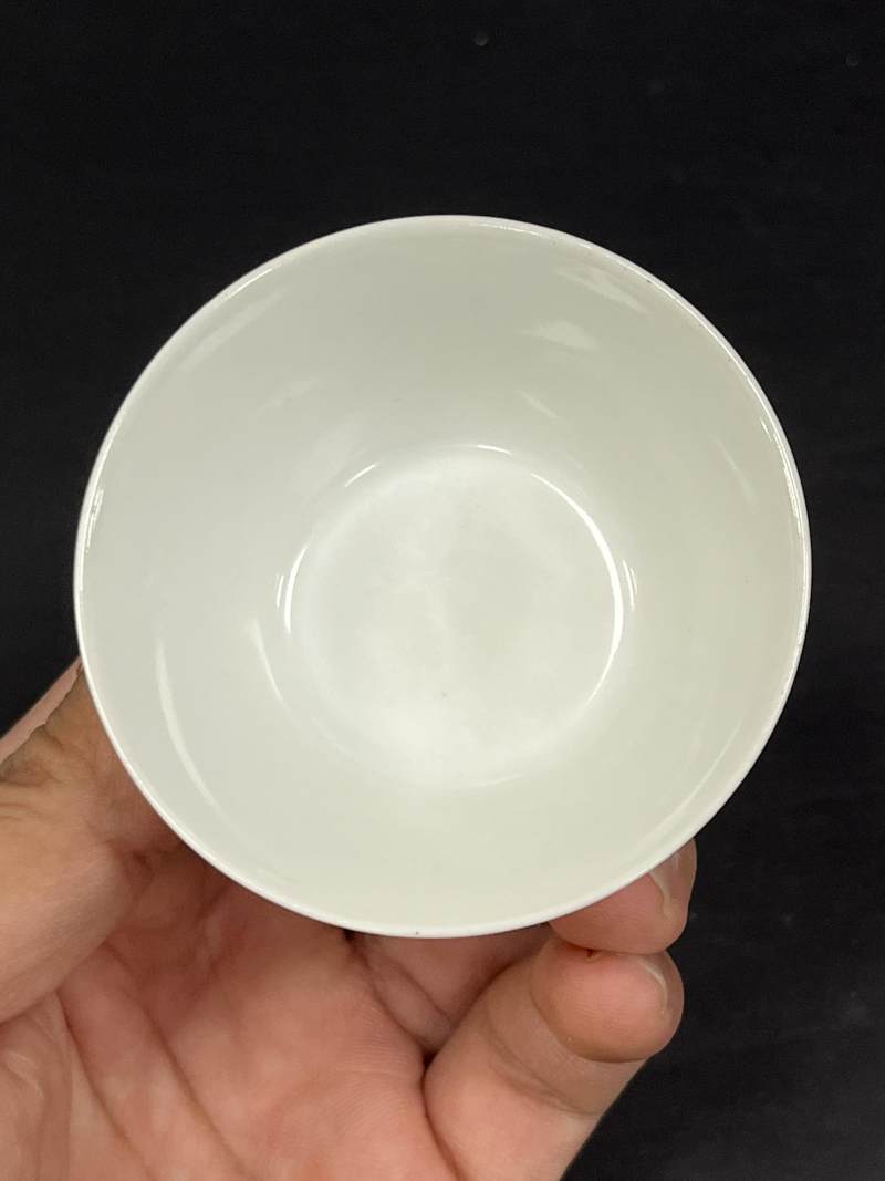 清乾隆 粉彩山水人物纹马蹄套杯十只 - 图36